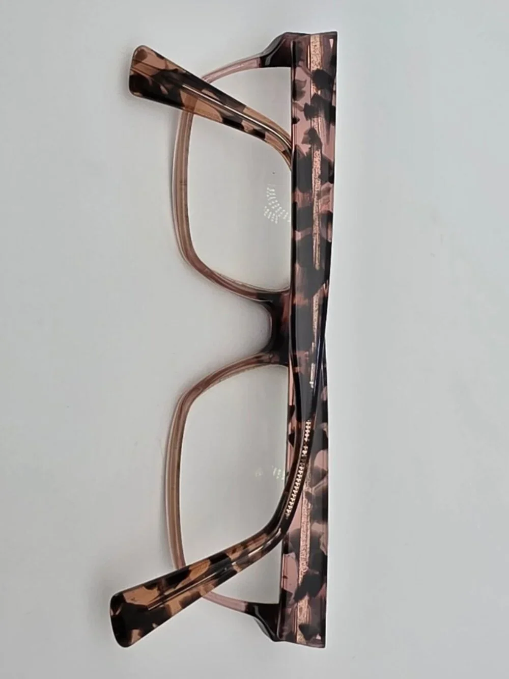 Jean Lafont Paris Lin 743 Pink Tortoise Eyeglasses Frame w Case France 53-16-138